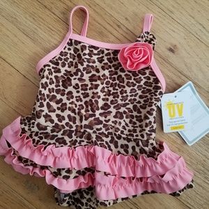 Babygirl cheetah swimsuit
